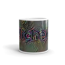 Load image into Gallery viewer, Michele Mug Dark Rainbow 10oz front view