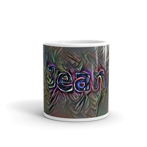 Jean Mug Dark Rainbow 10oz front view
