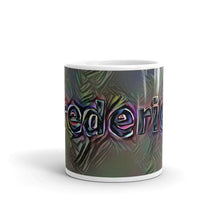 Load image into Gallery viewer, Frederick Mug Dark Rainbow 10oz front view