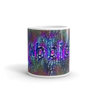 Abbie Mug Wounded Pluviophile 10oz front view