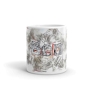 Ben Mug Frozen City 10oz front view
