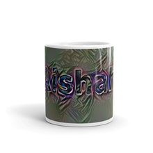 Load image into Gallery viewer, Aishah Mug Dark Rainbow 10oz front view
