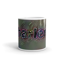 Load image into Gallery viewer, Charlene Mug Dark Rainbow 10oz front view