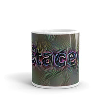 Load image into Gallery viewer, Stacey Mug Dark Rainbow 10oz front view
