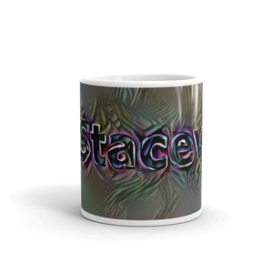 Stacey Mug Dark Rainbow 10oz front view