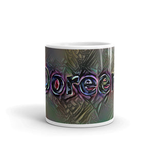 Doreen Mug Dark Rainbow 10oz front view