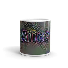 Load image into Gallery viewer, Alice Mug Dark Rainbow 10oz front view