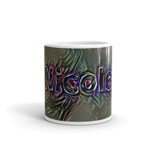 Nicole Mug Dark Rainbow 10oz front view
