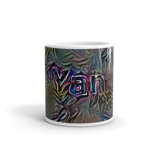 Yan Mug Dark Rainbow 10oz front view