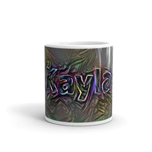 Load image into Gallery viewer, Kayla Mug Dark Rainbow 10oz front view