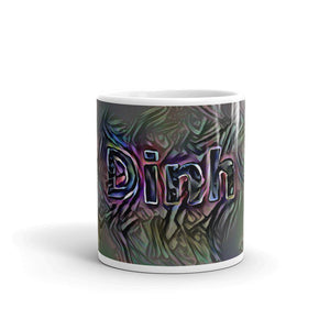 Dinh Mug Dark Rainbow 10oz front view