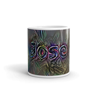 Jose Mug Dark Rainbow 10oz front view