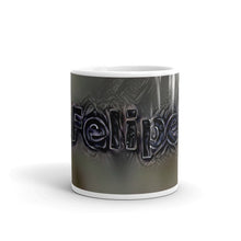Load image into Gallery viewer, Felipe Mug Charcoal Pier 10oz front view