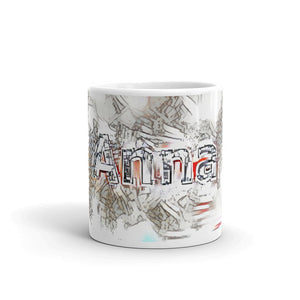 Anna Mug Frozen City 10oz front view