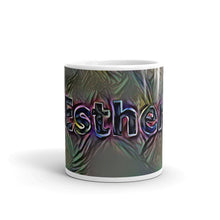 Load image into Gallery viewer, Esther Mug Dark Rainbow 10oz front view