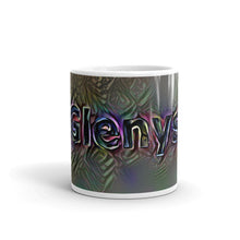 Load image into Gallery viewer, Glenys Mug Dark Rainbow 10oz front view