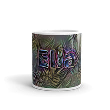 Load image into Gallery viewer, Ella Mug Dark Rainbow 10oz front view