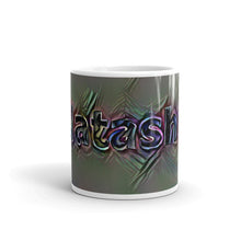 Load image into Gallery viewer, Natasha Mug Dark Rainbow 10oz front view