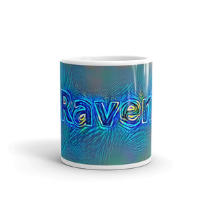 Raven Mug Night Surfing 10oz front view