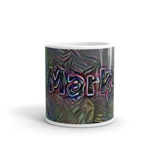 Load image into Gallery viewer, Mark Mug Dark Rainbow 10oz front view