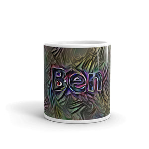 Ben Mug Dark Rainbow 10oz front view