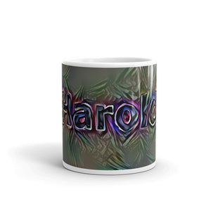 Harold Mug Dark Rainbow 10oz front view