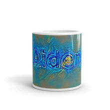 Load image into Gallery viewer, Aiden Mug Night Surfing 10oz front view