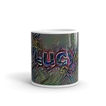 Load image into Gallery viewer, Lucy Mug Dark Rainbow 10oz front view