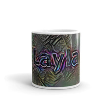 Load image into Gallery viewer, Layla Mug Dark Rainbow 10oz front view