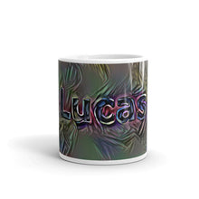 Load image into Gallery viewer, Lucas Mug Dark Rainbow 10oz front view