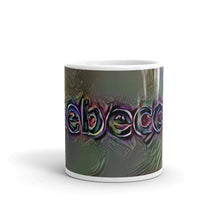 Load image into Gallery viewer, Rebecca Mug Dark Rainbow 10oz front view