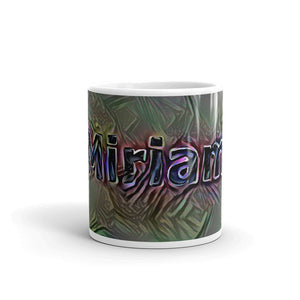 Miriam Mug Dark Rainbow 10oz front view