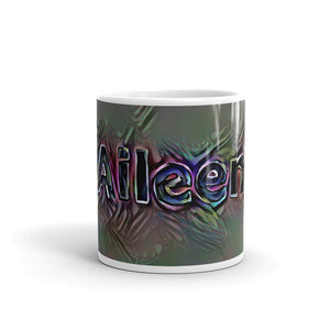 Aileen Mug Dark Rainbow 10oz front view