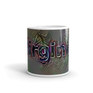 Virginia Mug Dark Rainbow 10oz front view