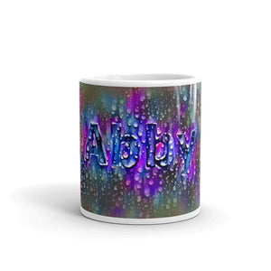 Abby Mug Wounded Pluviophile 10oz front view
