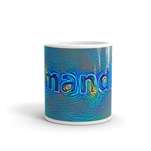 Load image into Gallery viewer, Amandla Mug Night Surfing 10oz front view