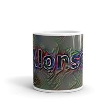 Load image into Gallery viewer, Alonso Mug Dark Rainbow 10oz front view
