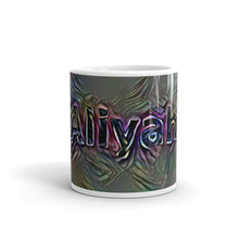 Load image into Gallery viewer, Aliyah Mug Dark Rainbow 10oz front view