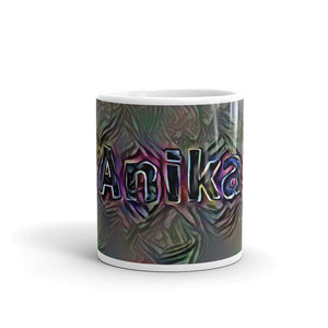 Anika Mug Dark Rainbow 10oz front view