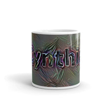 Load image into Gallery viewer, Cynthia Mug Dark Rainbow 10oz front view