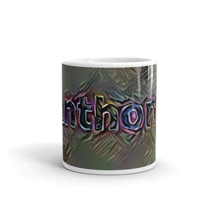 Anthony Mug Dark Rainbow 10oz front view