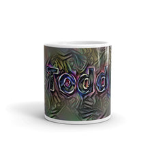 Load image into Gallery viewer, Todd Mug Dark Rainbow 10oz front view