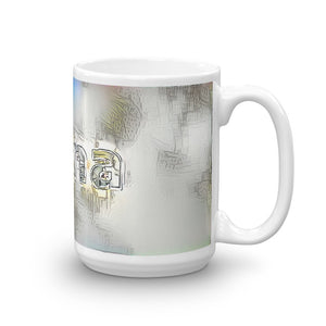 Elena Mug Victorian Fission 15oz left view