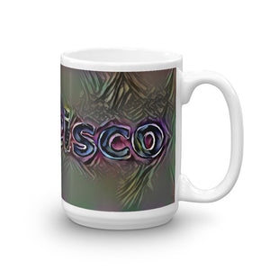 Francisco Mug Dark Rainbow 15oz left view