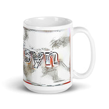 Load image into Gallery viewer, Addisyn Mug Frozen City 15oz left view