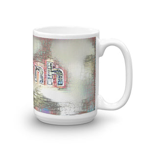 Quynh Mug Ink City Dream 15oz left view