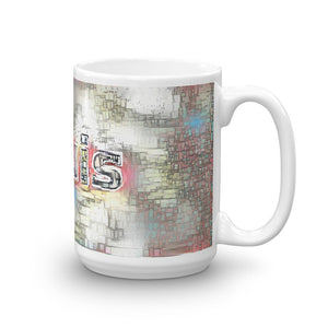 Louis Mug Ink City Dream 15oz left view