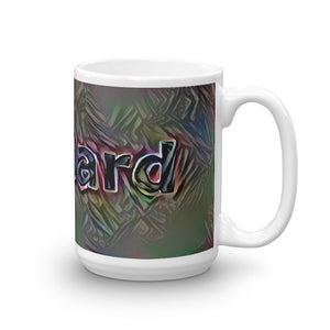 Leonard Mug Dark Rainbow 15oz left view