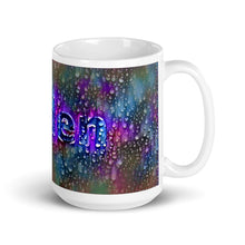 Load image into Gallery viewer, Aaden Mug Wounded Pluviophile 15oz left view