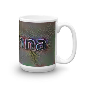 Johanna Mug Dark Rainbow 15oz left view
